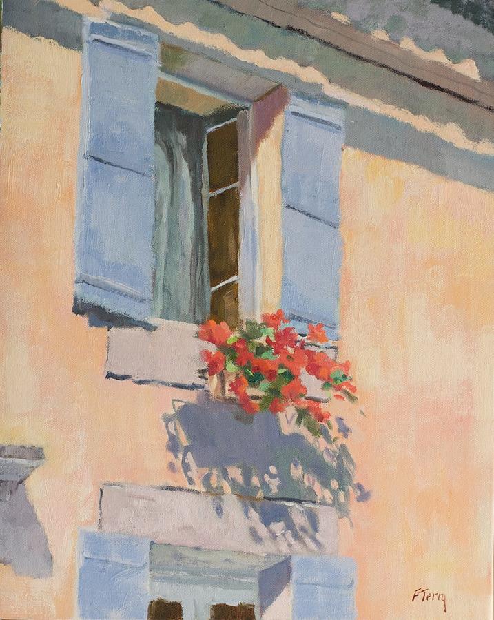 Windowbox Flowers Painting by Fay Terry - Fine Art America