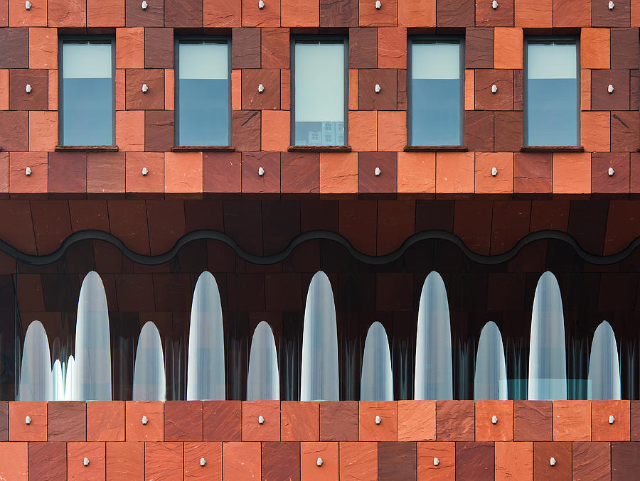 Architecture Photograph - Windows And Mas by Greetje Van Son