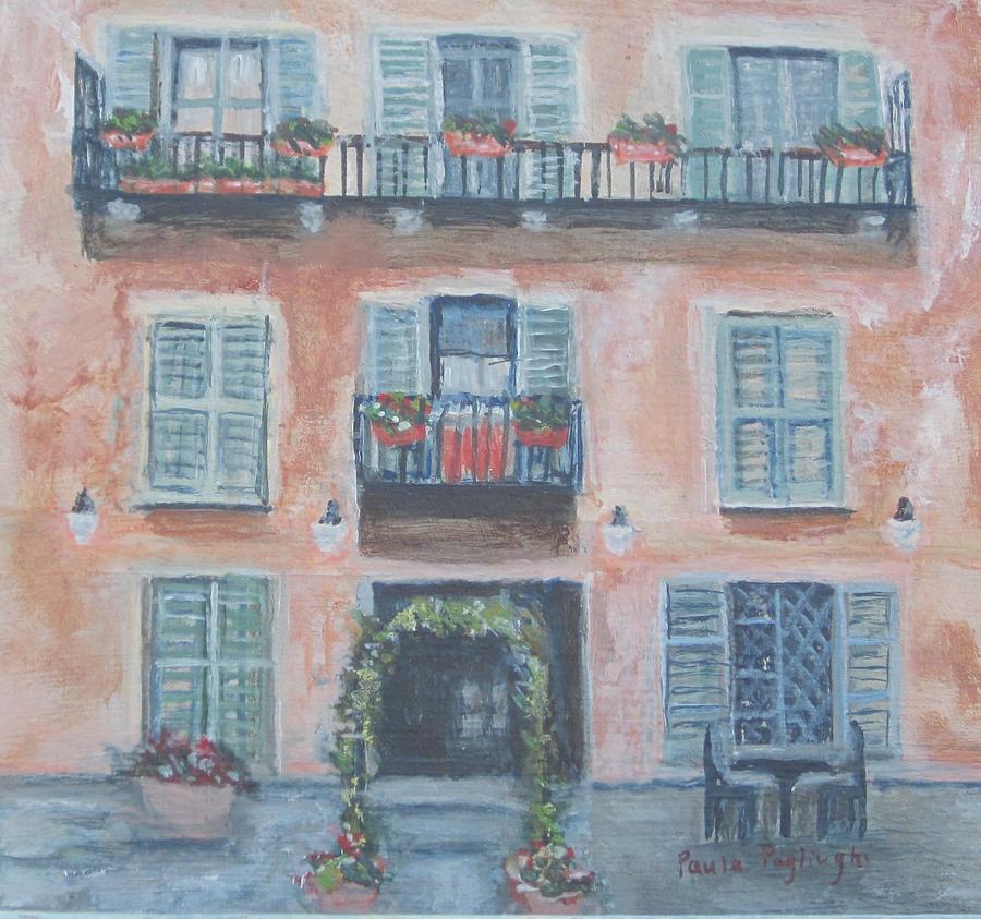 Windows and Shutters Painting by Paula Pagliughi