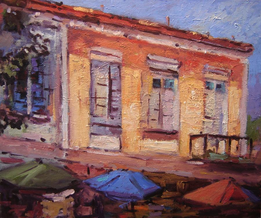Windows in Aix en Provence France Painting by R W Goetting