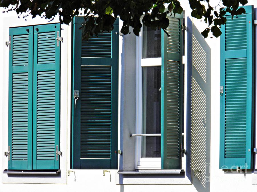 Windows in Biebrich 1 Photograph by Sarah Loft