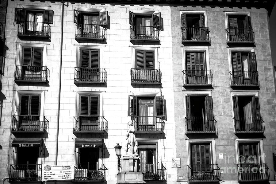 Windows in Madrid Photograph by John Rizzuto