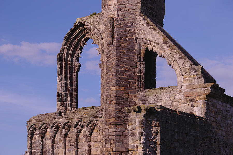 Windows In St Andrews Cathedral Photograph by Adrian Wale
