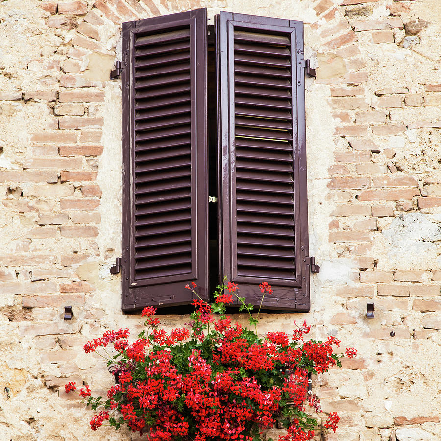 Windows in Tuscany, Italy Photograph by Paolo Modena - Fine Art America