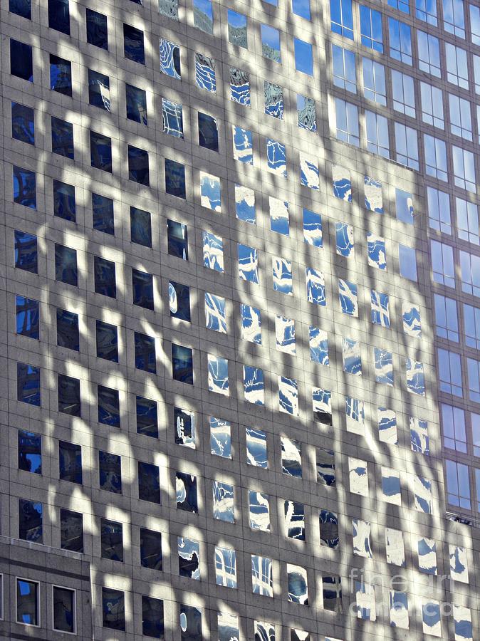 Windows of 2 World Financial Center 2 Photograph by Sarah Loft