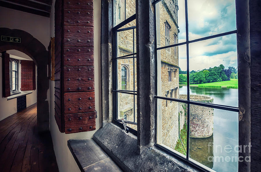 windows of Leeds Castle Photograph by Ariadna De Raadt