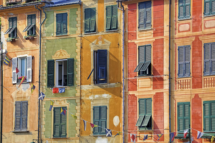 Windows of Portofino Photograph by Joana Kruse