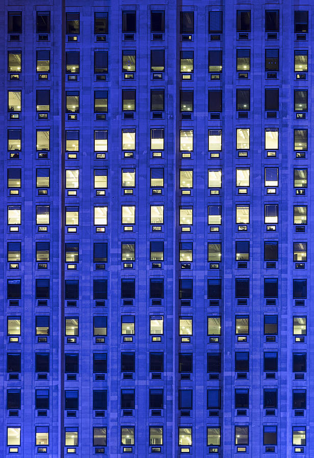 Windows On A High Office Building Photograph by Chris Smith