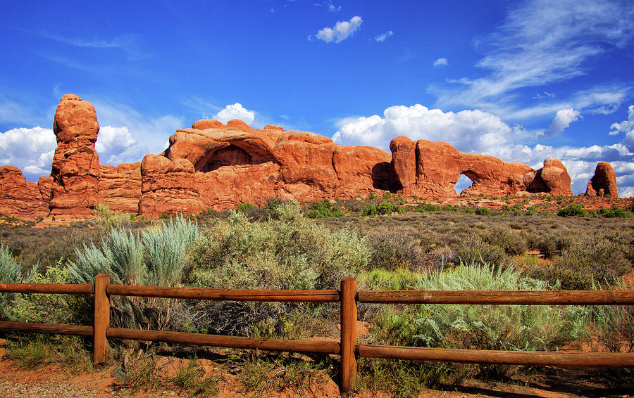 Windows Section in Arches National Park Photograph by Carolyn Derstine