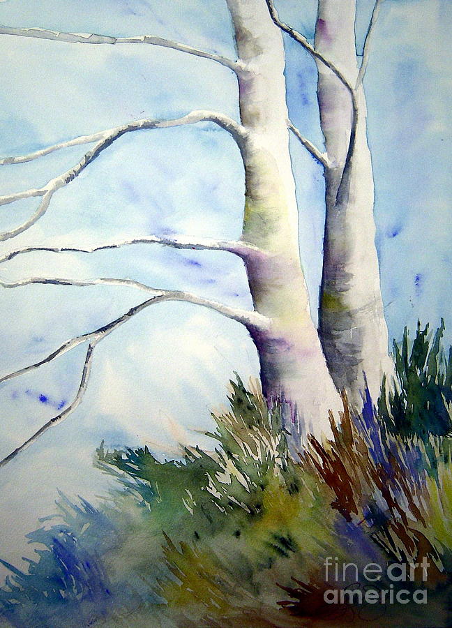 Tree Painting - Winds of Provence by Jo Smoley