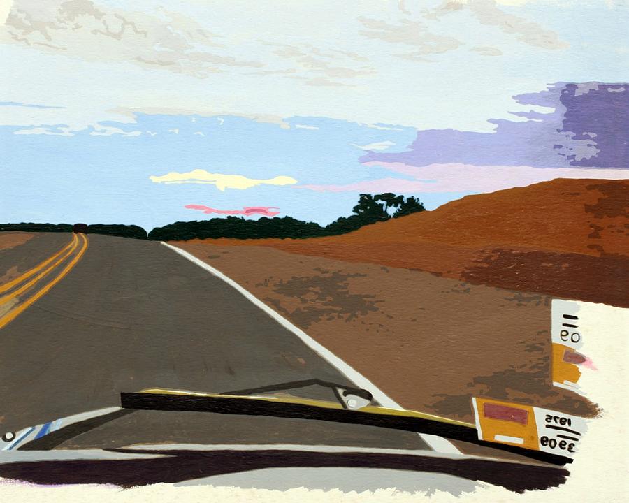 Windshield Painting by Sheri Parris