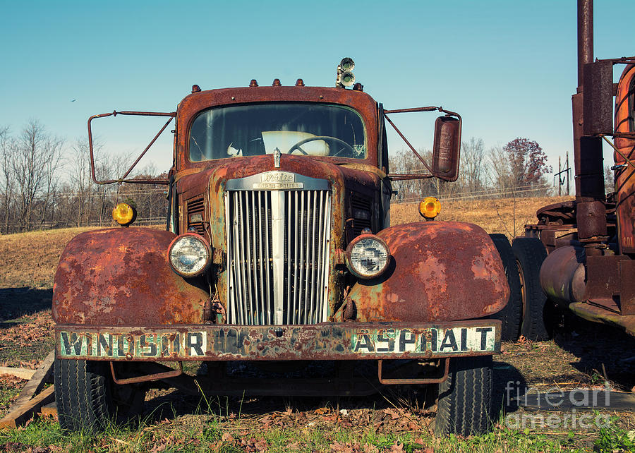 Windsor Asphalt Truck Photograph by Terry Rowe