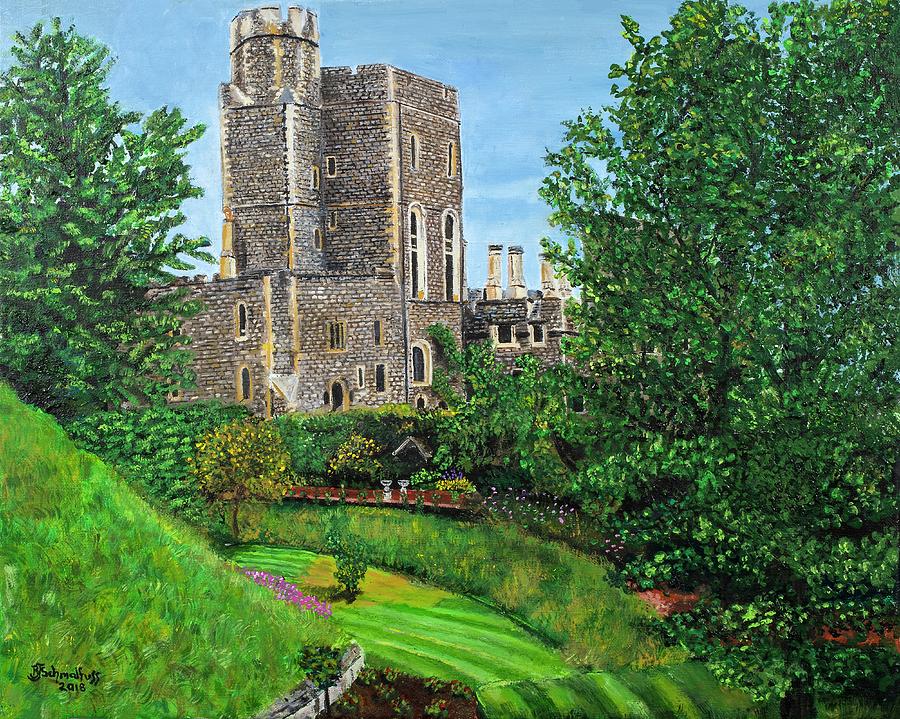 Windsor Castle Painting by Bruce Schmalfuss
