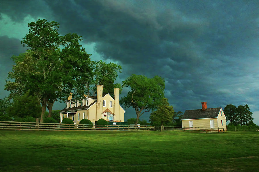 Stormy Evening at Windsor Castle Park Manor House  Photograph by Ola Allen