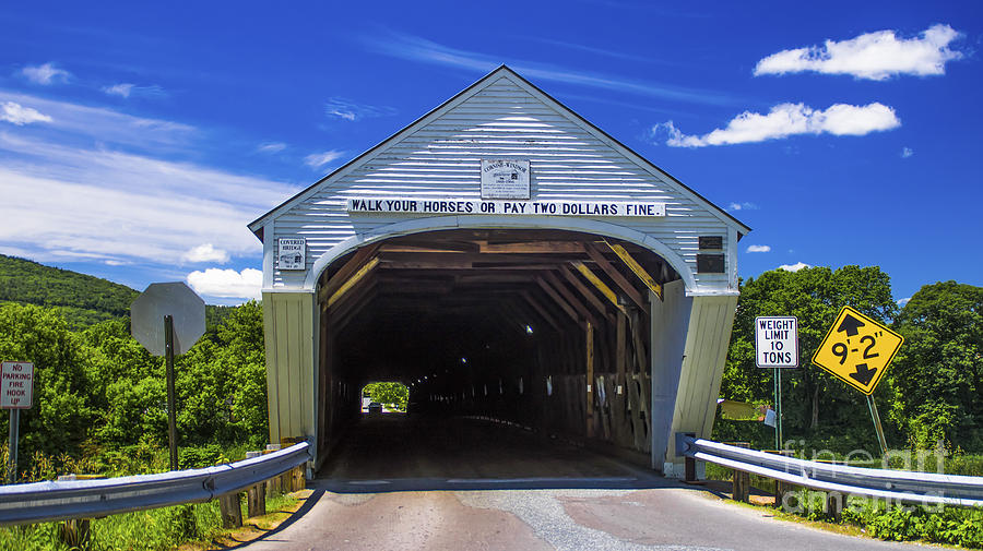 Windsor - Cornish Covered Bridge Photograph by Scenic Vermont Photography