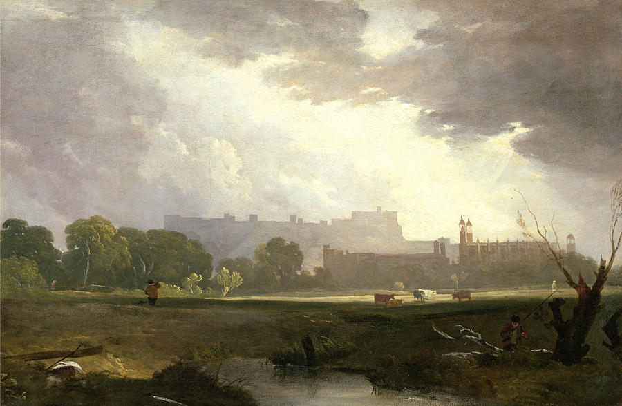 Windsor from Eton Painting by Augustus Wall Callcott