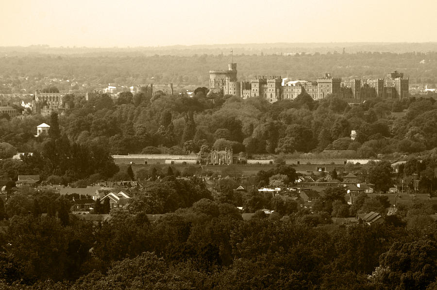Windsor in Sepia Photograph by Chris Day