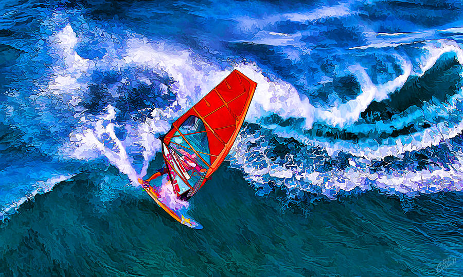 Windsurfer Joy Photograph by ABeautifulSky Photography by Bill Caldwell
