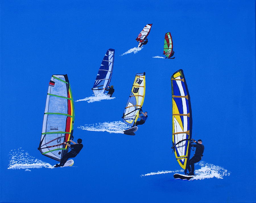 Windsurfers by Frank Hamilton Windsurfers by Frank Hamilton