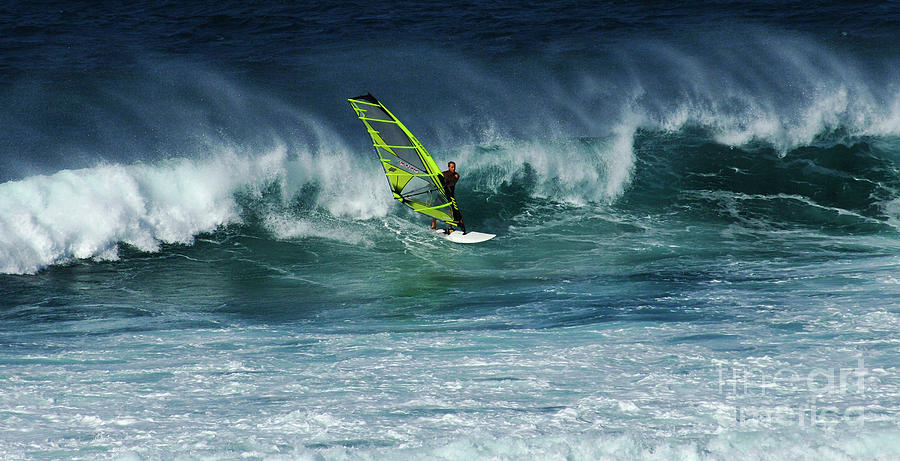 Windsurfing Maui Hawaii 2 Photograph by Bob Christopher
