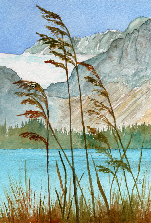 Mountain Painting - Windswept by Brenda Owen