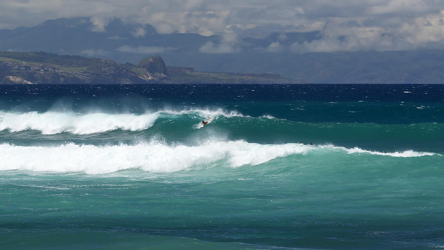 Windswept Hookipa Photograph by Susan Rissi Tregoning