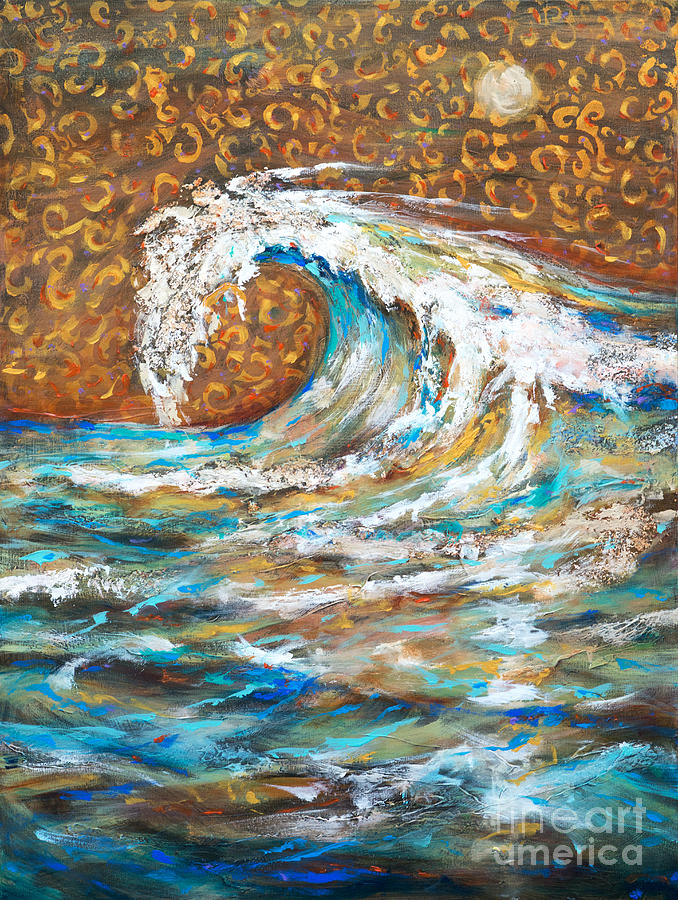 Windswept Painting by Linda Olsen