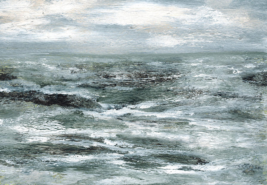 Windswept Waves Painting