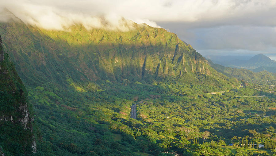 Mountain Painting - Koolau Mountains Oahu Hawaii by Kevin Smith