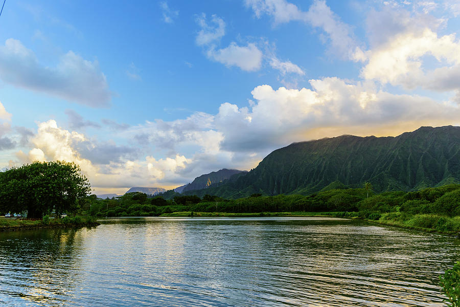 Windward Oahu Sunset 1 Photograph by Jason Chu