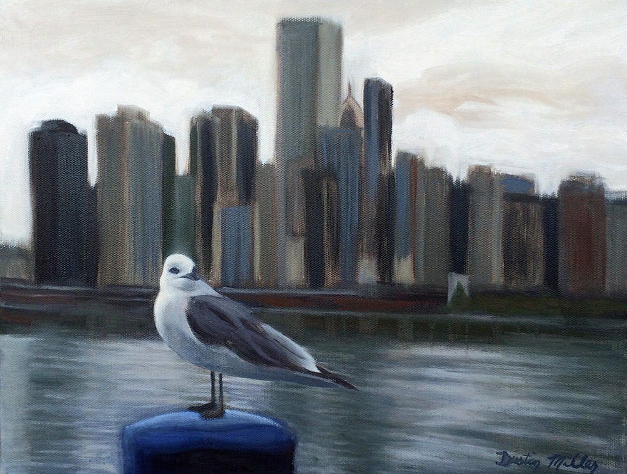 Windy City Painting by Dustin Miller