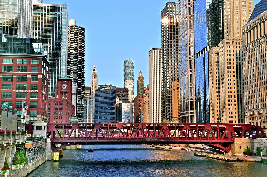 Windy City Sunny City Photograph by Frozen in Time Fine Art Photography
