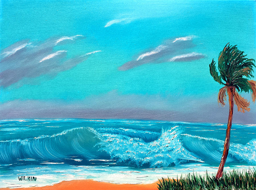 Windy Day Painting by David Wilkin - Pixels