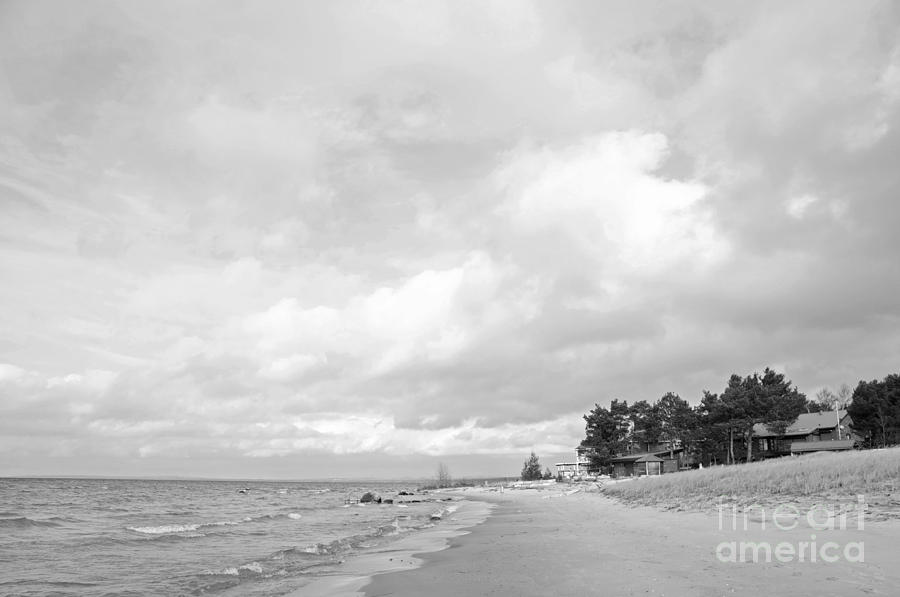 Beach Photograph - Windy Day by Elaine Mikkelstrup
