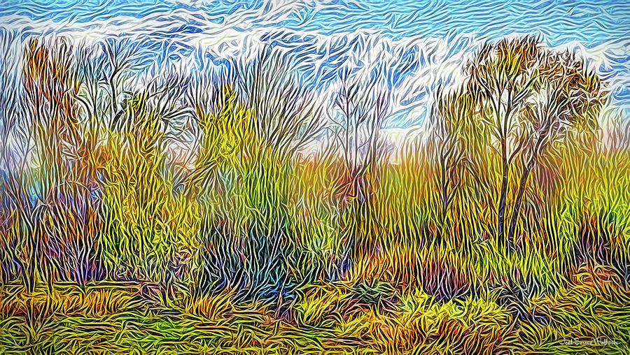 Windy Field Day Digital Art by Joel Bruce Wallach
