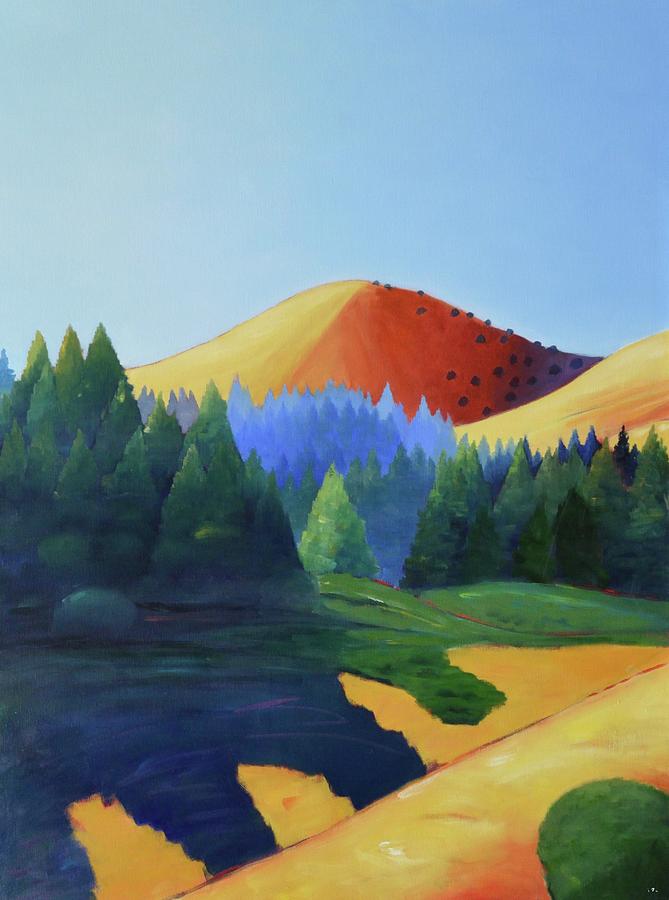 Hill Painting - Windy Hill Triptych I by Gary Coleman