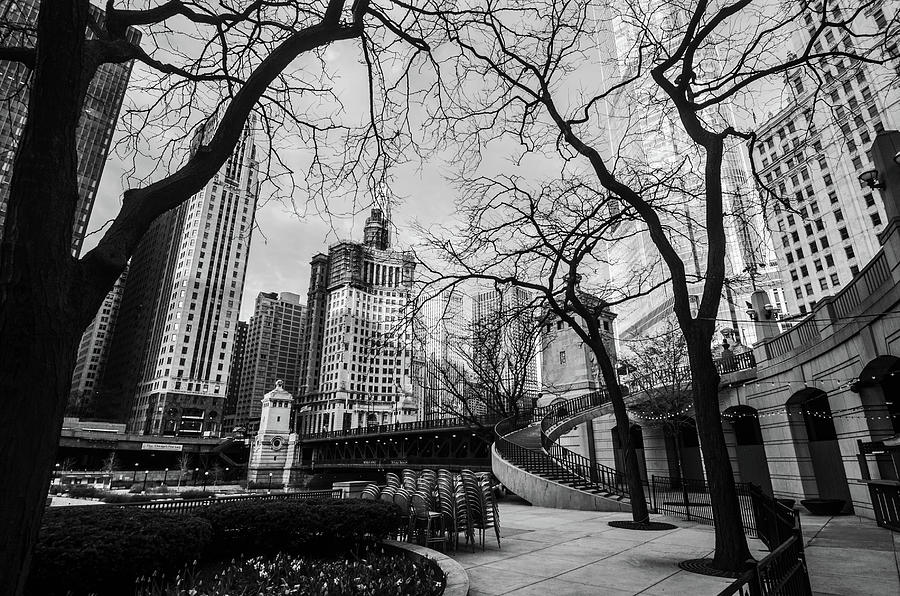 Chicago Photograph - Windy Mornings in the Chi  by D Justin Johns