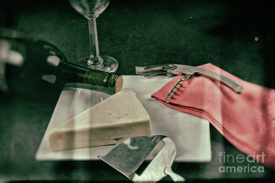 Wine and Cheese Photograph by Jimmy Ostgard