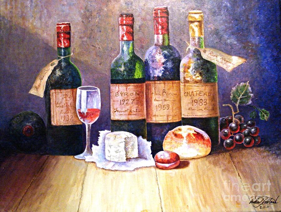 Wine and cheese by Robert Monk Wine and cheese by Robert Monk
