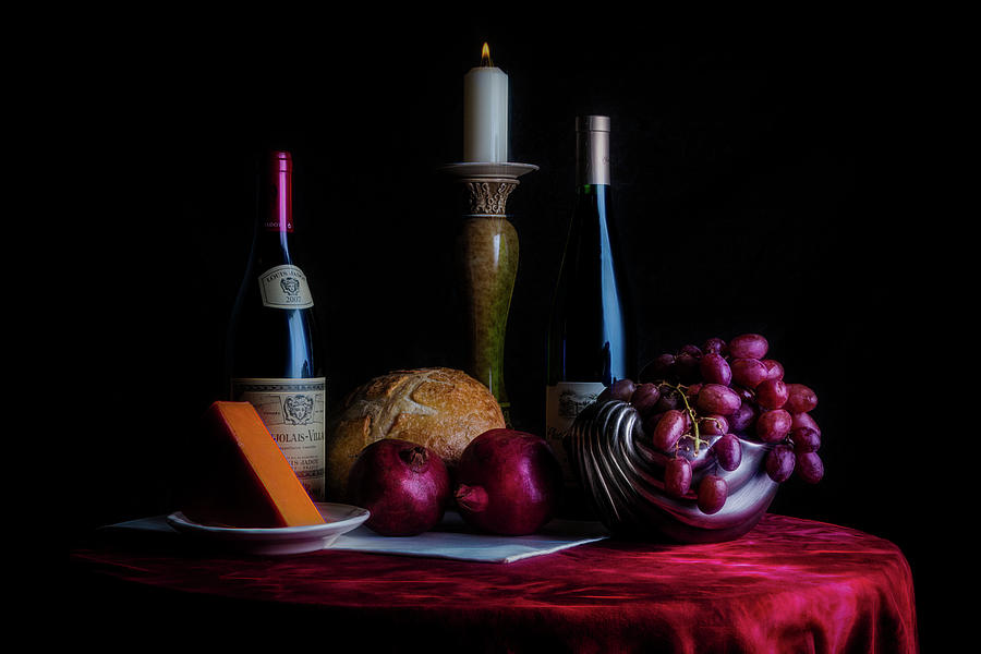 Wine Photograph - Wine and Dine II by Tom Mc Nemar