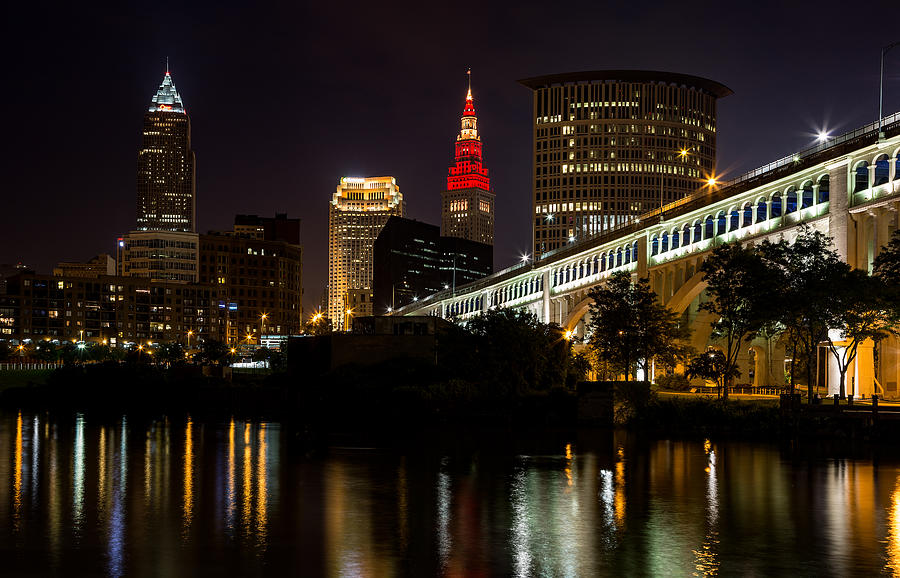 Wine And Gold In Cleveland Photograph by Dale Kincaid