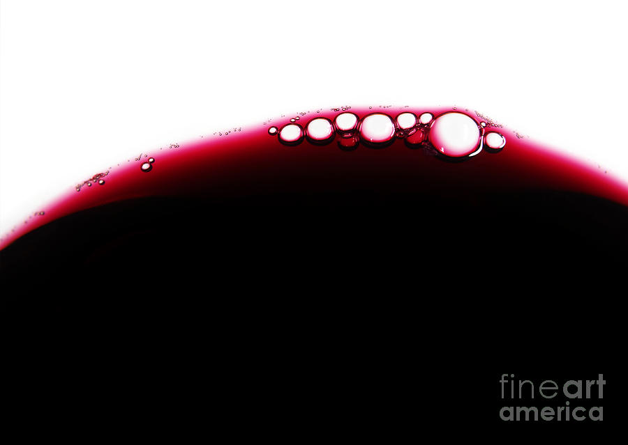 Abstract Photograph - Wine Bubles by Carlos Caetano