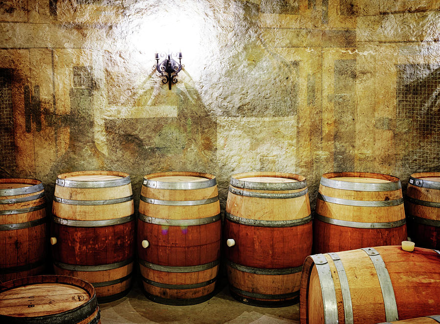 Wine Casks at Raphael Photograph by Vicki Jauron Fine Art America