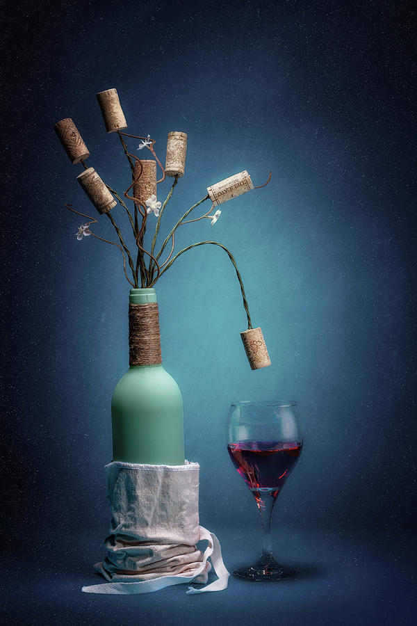 Wine Photograph - Wine Cork Bouquet by Tom Mc Nemar