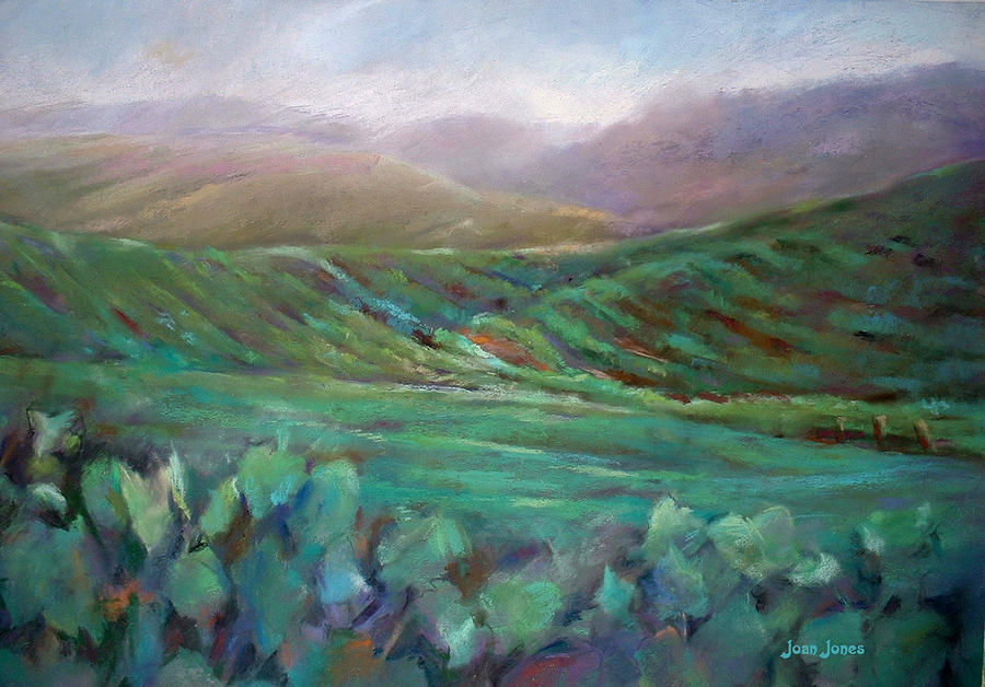 Wine Country - 1 Painting by Joan Jones