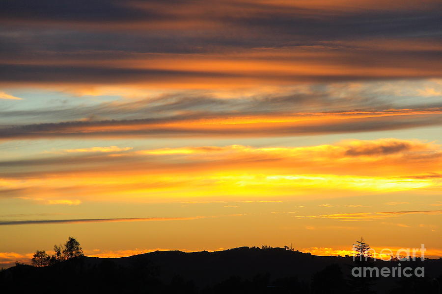 Wine Country Sky Photograph by Suzanne Oesterling