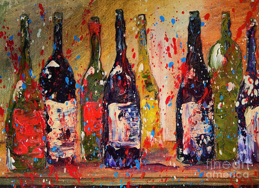 Wine Dining Painting by Jodi Monahan - Fine Art America