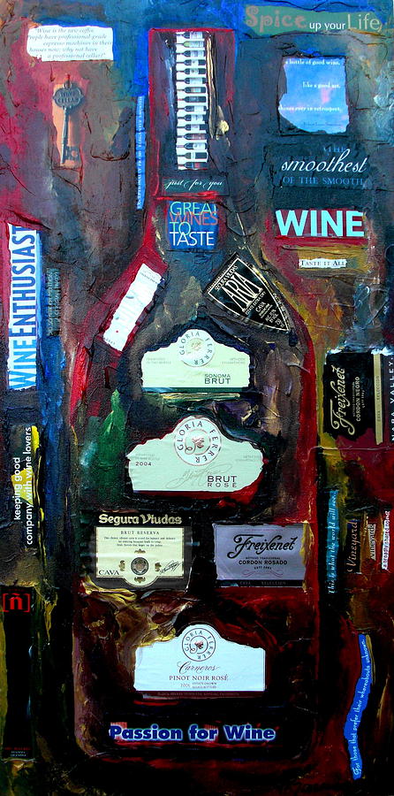 Wine Enthusiast Painting by Patti Schermerhorn
