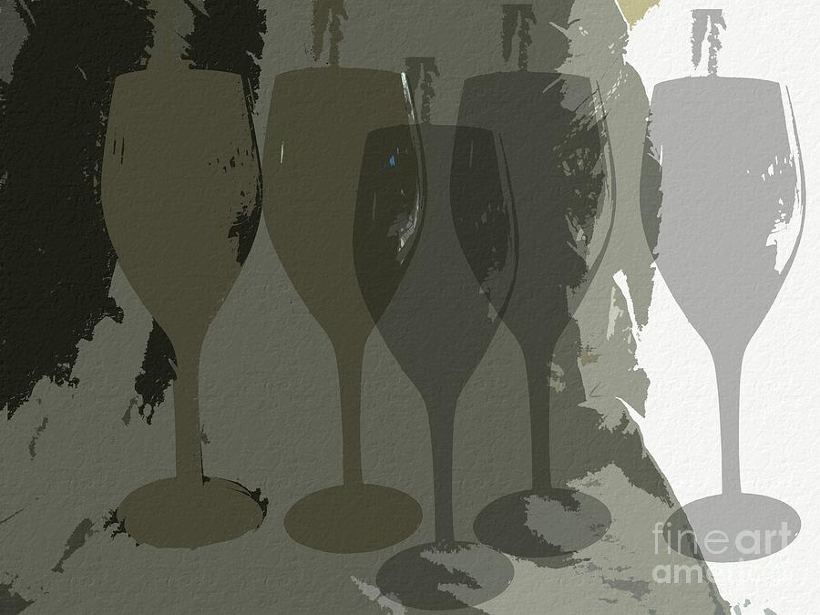 Wine Glass Abstract Photograph by Dorlea Ho