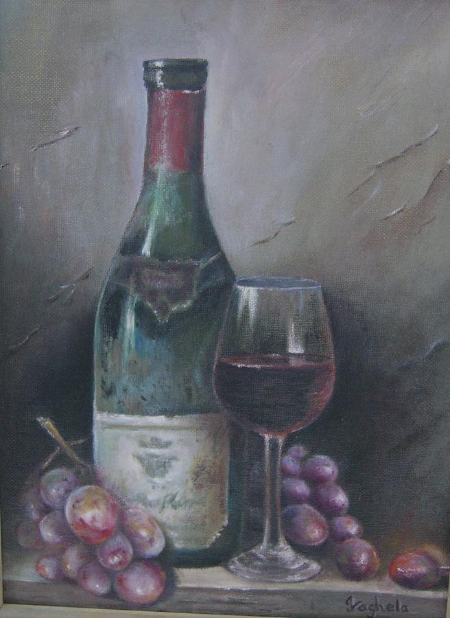 Wine Glass Painting By Illa Vaghela